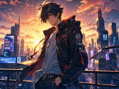 糖心动漫-都市黄昏少年行热血短片